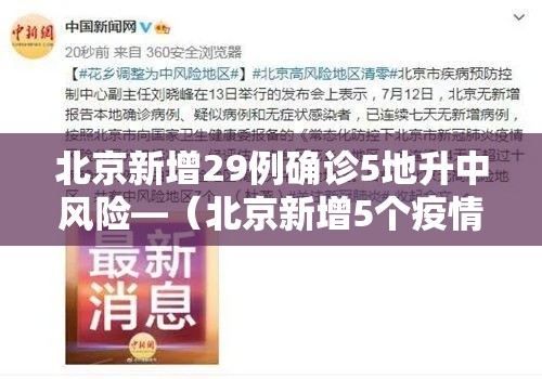 北京新增29例确诊5地升中风险—(北京新增5个疫情中风险地区) 北京新增29例确诊5地升中风险—(北京新增5个疫情中风险地区)