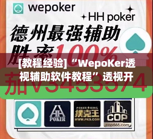 [教程经验]“WepoKer透视辅助软件教程	”透视开挂辅助教程
