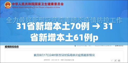 31省新增本土70例 → 31省新增本土61例p 31省新增本土70例 → 31省新增本土61例p
