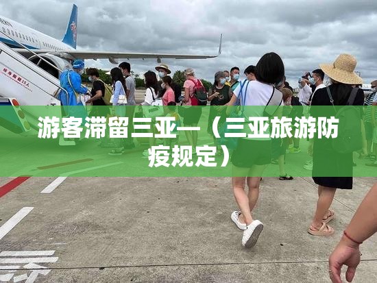 游客滞留三亚—(三亚旅游防疫规定) 游客滞留三亚—(三亚旅游防疫规定)