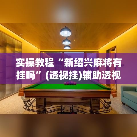 实操教程“新绍兴麻将有挂吗”(透视挂)辅助透视教程