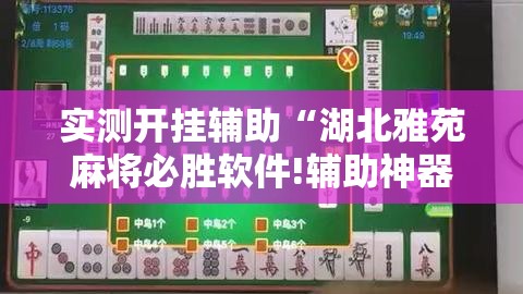 实测开挂辅助“湖北雅苑麻将必胜软件!辅助神器插件下载 实测开挂辅助“湖北雅苑麻将必胜软件!辅助神器插件下载