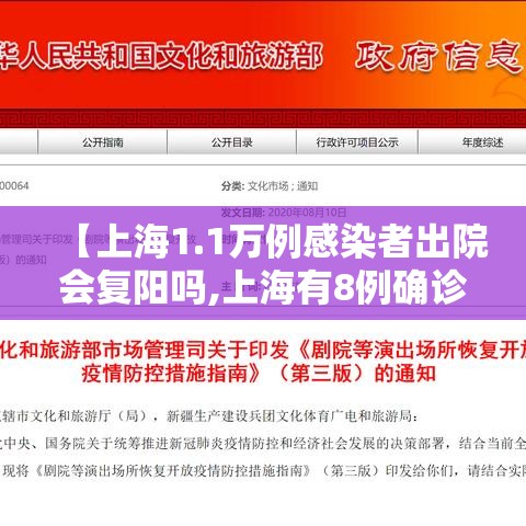 【上海1.1万例感染者出院会复阳吗,上海有8例确诊病例今日出院 共计出院1151例】 【上海1.1万例感染者出院会复阳吗,上海有8例确诊病例今日出院 共计出院1151例】