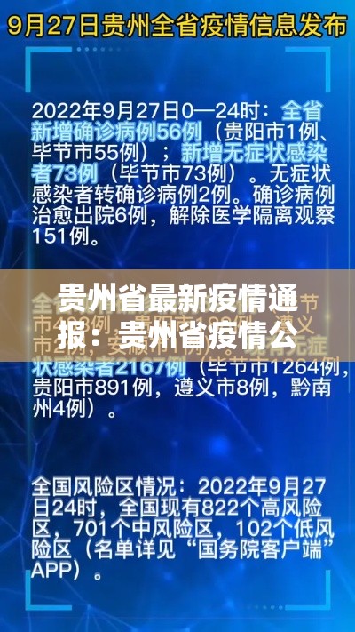 贵州省最新疫情通报：贵州省疫情公布