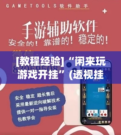 [教程经验]“闲来玩游戏开挂”(透视挂)辅助透视教程