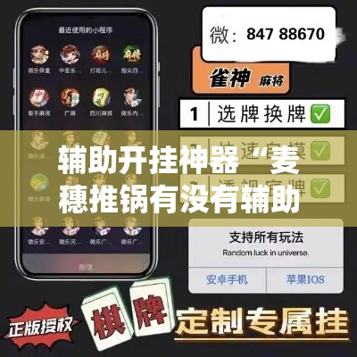 辅助开挂神器“麦穗推锅有没有辅助”(透视挂)辅助透视教程