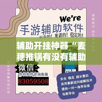 辅助开挂神器“麦穗推锅有没有辅助”(透视挂)辅助透视教程