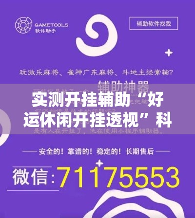 实测开挂辅助“好运休闲开挂透视	”科技辅助神器手机版教程