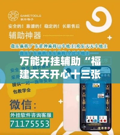 万能开挂辅助“福建天天开心十三张辅助软件(辅助神器)开挂详细教程