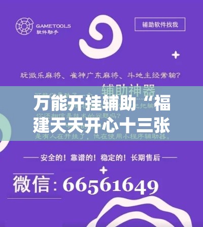 万能开挂辅助“福建天天开心十三张辅助软件(辅助神器)开挂详细教程