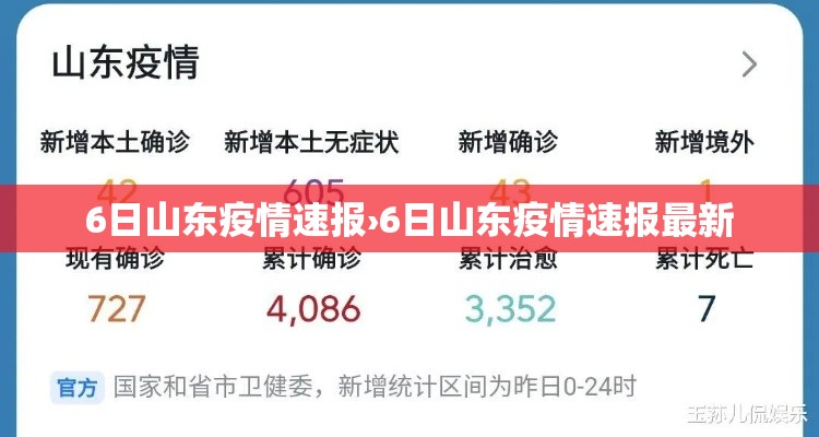 6日山东疫情速报›6日山东疫情速报最新