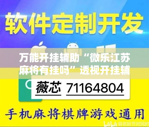 万能开挂辅助“微乐江苏麻将有挂吗	”透视开挂辅助教程