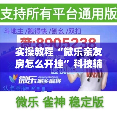 实操教程“微乐亲友房怎么开挂	”科技辅助神器手机版教程
