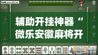 辅助开挂神器“微乐安徽麻将开挂教程(辅助神器)开挂详细教程