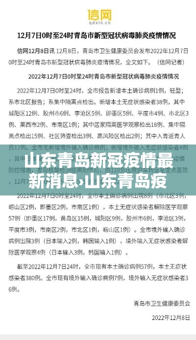 山东青岛新冠疫情最新消息›山东青岛疫情最新动态