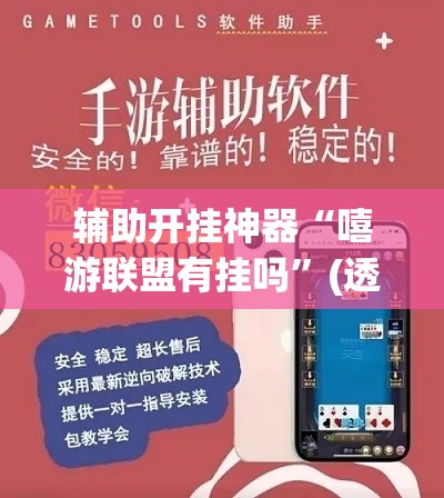 辅助开挂神器“嘻游联盟有挂吗”(透视挂)辅助透视教程