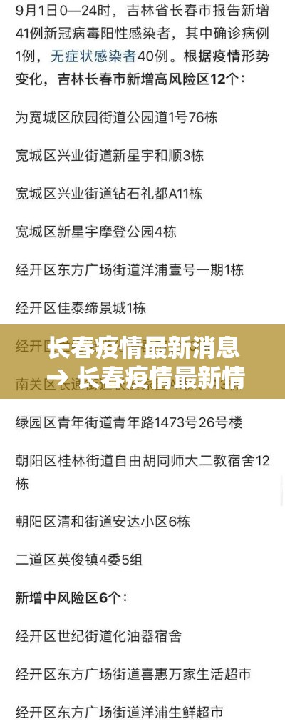 长春疫情最新消息 → 长春疫情最新情况最新报道 长春疫情最新消息 → 长春疫情最新情况最新报道