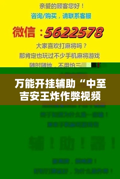 万能开挂辅助“中至吉安王炸作弊视频”透视开挂辅助教程