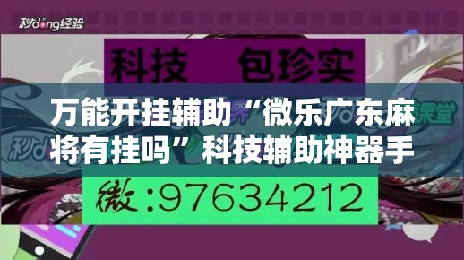 万能开挂辅助“微乐广东麻将有挂吗”科技辅助神器手机版教程