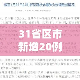 31省区市新增20例确诊均为境外输入—（31省新增12例确诊均为境外输入）