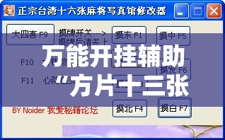 万能开挂辅助“方片十三张怎么开挂”透视开挂辅助教程