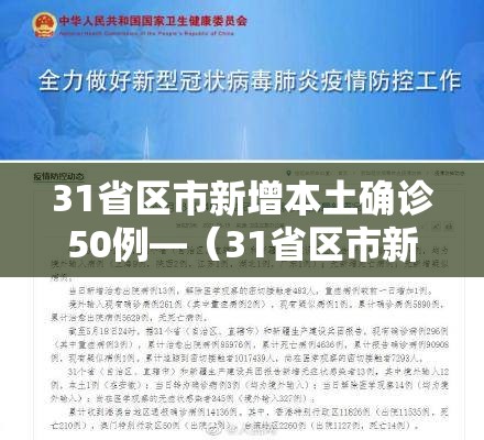31省区市新增本土确诊50例—（31省区市新增确诊101例 其中本土98例）