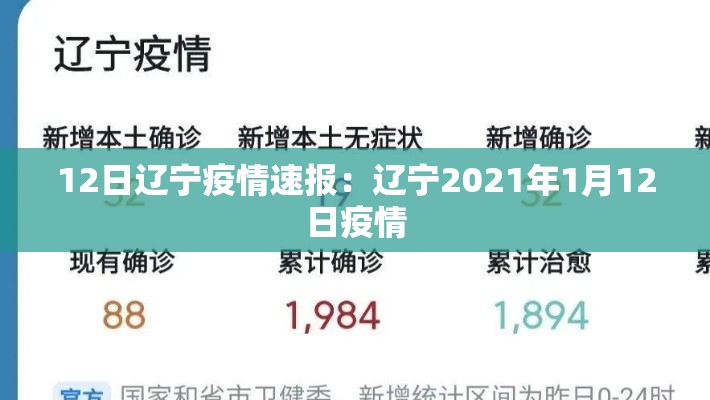 12日辽宁疫情速报：辽宁2021年1月12日疫情