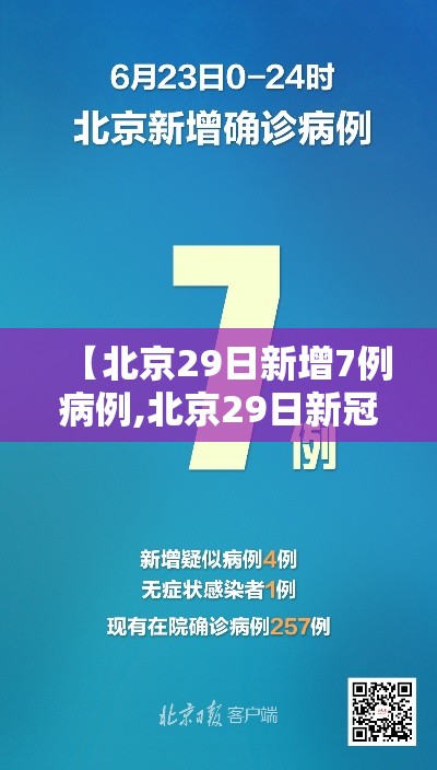 【北京29日新增7例病例,北京29日新冠疫情最新数据】