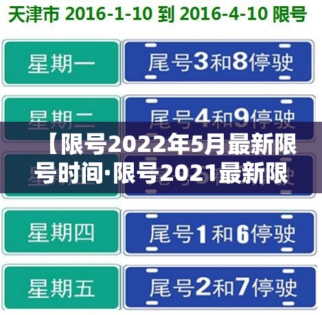 【限号2022年5月最新限号时间·限号2021最新限号周期】 【限号2022年5月最新限号时间·限号2021最新限号周期】