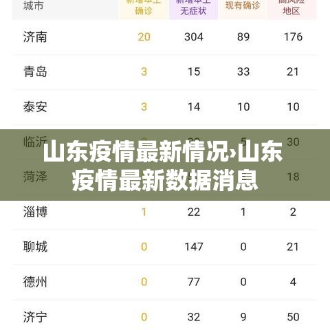 山东疫情最新情况›山东 疫情最新数据消息 山东疫情最新情况›山东 疫情最新数据消息