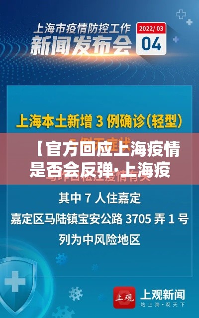 【官方回应上海疫情是否会反弹·上海疫情已经得到控制】