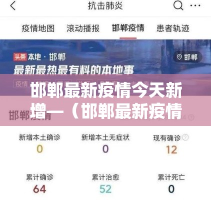 邯郸最新疫情今天新增—(邯郸最新疫情今天新增病例)