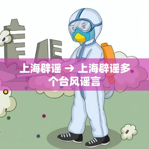 上海辟谣 → 上海辟谣多个台风谣言 上海辟谣 → 上海辟谣多个台风谣言