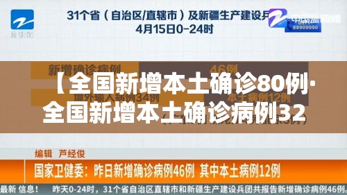 【全国新增本土确诊80例·全国新增本土确诊病例328例】 【全国新增本土确诊80例·全国新增本土确诊病例328例】