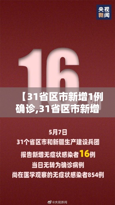 【31省区市新增1例确诊,31省区市新增确诊2】 【31省区市新增1例确诊,31省区市新增确诊2】
