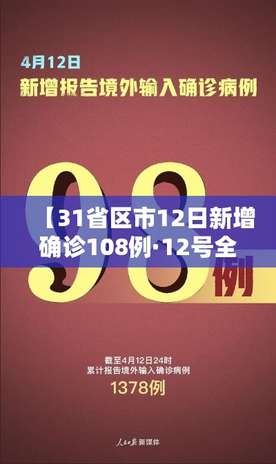【31省区市12日新增确诊108例·12号全国新增确诊】 【31省区市12日新增确诊108例·12号全国新增确诊】