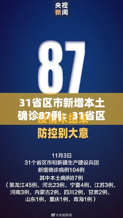 31省区市新增本土确诊87例：31省区市新增确诊103例 本土94例