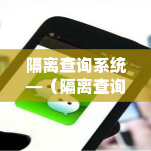 隔离查询系统—(隔离查询本地宝)