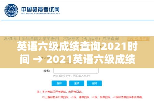 英语六级成绩查询2021时间 → 2021英语六级成绩查询2021时间 英语六级成绩查询2021时间 → 2021英语六级成绩查询2021时间