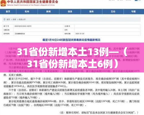 31省份新增本土13例—(31省份新增本土6例) 31省份新增本土13例—(31省份新增本土6例)