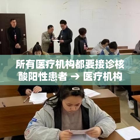 所有医疗机构都要接诊核酸阳性患者 → 医疗机构内必须进行核酸检测的人群包括