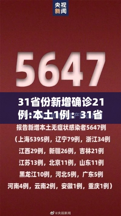 31省份新增确诊21例:本土1例:31省份新增本土确诊71例