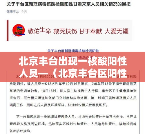 北京丰台出现一核酸阳性人员—(北京丰台区阳性) 北京丰台出现一核酸阳性人员—(北京丰台区阳性)