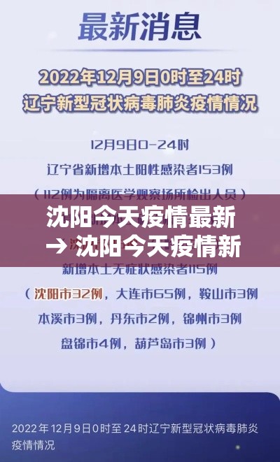 沈阳今天疫情最新 → 沈阳今天疫情新动态