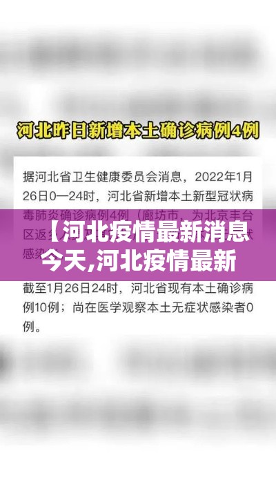 【河北疫情最新消息今天,河北疫情最新消息通告】