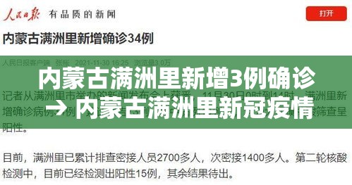 内蒙古满洲里新增3例确诊 → 内蒙古满洲里新冠疫情