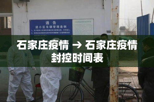 石家庄疫情 → 石家庄疫情封控时间表