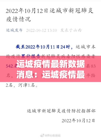 运城疫情最新数据消息：运城疫情最新情况最新消息