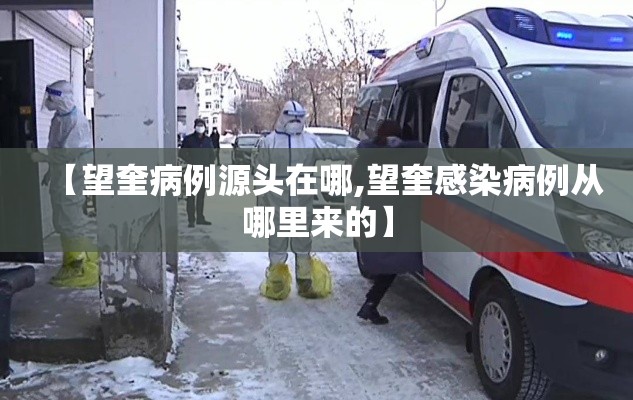 【望奎病例源头在哪,望奎感染病例从哪里来的】