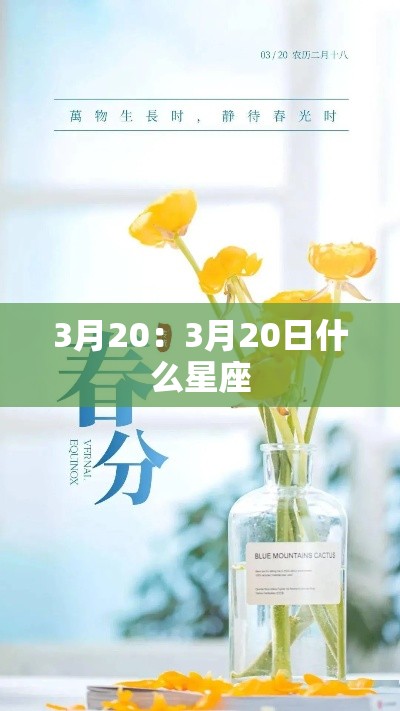 3月20：3月20日什么星座